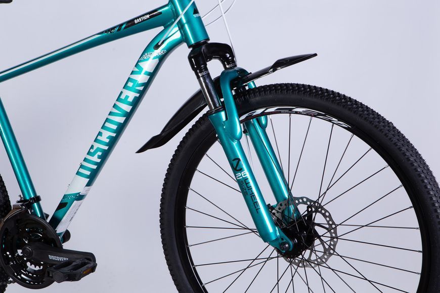 Велосипед AL 26" Discovery BASTION DD CS рама-18" бирюзовый 2025 VT_OPS-DIS-26-624 фото