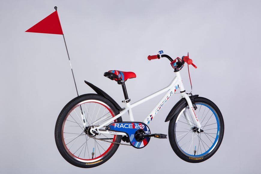 Велосипед ST 20" Formula RACE BH рама-10" білий з червоним та синім 2025 VT_OPS-FRK-20-225 фото
