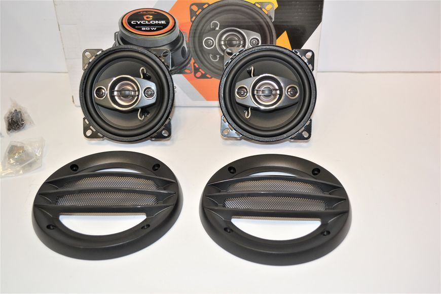 Автоакустика CYCLONE FX-102 2-х смугові динаміки 80W 10 см 4" CY_НФ-00001045 фото
