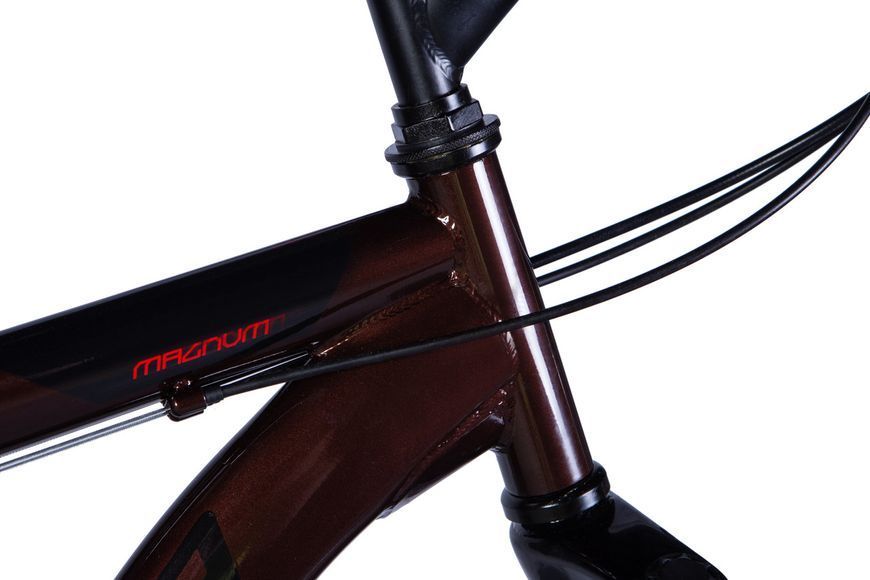 Велосипед сталь 28 Formula MAGNUM AM Vbr рама-20,5" коричневий з багажником задн St з крилом St 2024 VT_OPS-FR-28-025 фото
