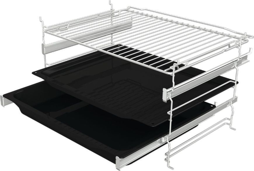 Духовой шкаф Gorenje электрический, 77л, A, пар, дисплей, макс.темпер.-300, белый RC_BOS6737SYW фото