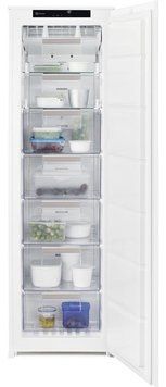 Морозильна камера Electrolux вбудована, 177x55х55, 204л, А++, NF, дисплей внутр., білий RC_LUN7NE18S фото