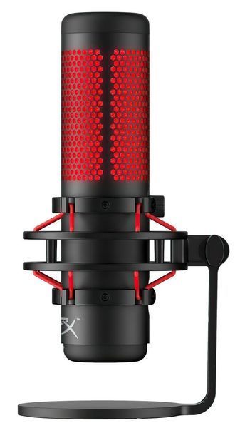 Геймінговий мікрофон HyperX QuadCast, Omni/Uni/Bi, USB-A, 3м, RGB, чорний RC_4P5P6AA фото
