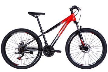 Велосипед ST 26" SPACE MARS DD FR рама-13" червоно-чорний (матовий) 2025 VT_OPS-SP-26-034 фото