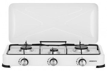 Плитка настольная газовая Ardesto GTC-NS3013W GTC-NS3013W, тип газа LPG, 3 алюмин. горелки,белая RC_GTC-NS3013W фото