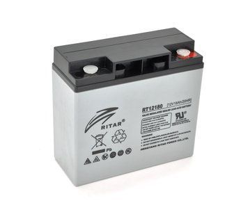 Акумуляторна батарея AGM RITAR RT12180 12V 18Ah (181х77х167) U_02981 фото
