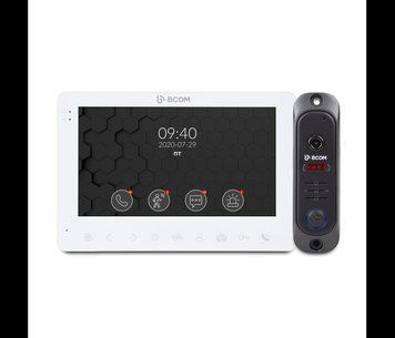 Комплект видеодомофона BCOM BD-780M White Kit 7 дюймов U_31182 фото
