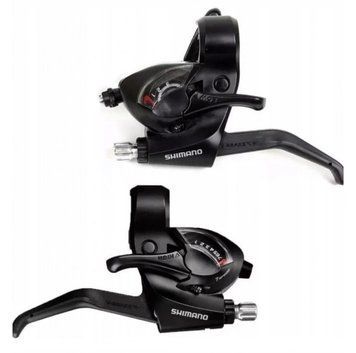 Набор ручек переключения Моноблоки L3 R7 SHIMANO ST-EF41 черный VT_SHLS-003 фото