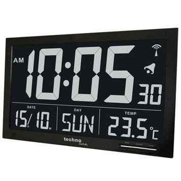 Часы настенные Technoline WS8007 Black (WS8007) DS_DAS301207 фото