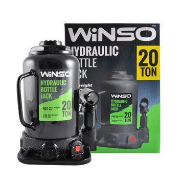 Домкрат гідравлічний пляшковий Winso 20т 217-405мм LI_172100 фото