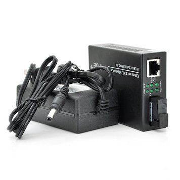 Медіаконвертер POE FT-1G1EPS-20 SC 20km Fast Ethernet 10/100/1000 Мбит/с + блок живлення 48В 2 5А (0 +70 U_10856 фото
