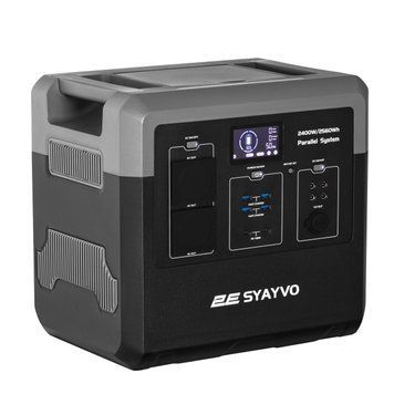 Портативна електростанція 2Е Syayvo 2400 Вт, 2560 Вт/год, WiFi/BT, паралельне підключення, швидка зарядка RC_2E-PPS24256 фото