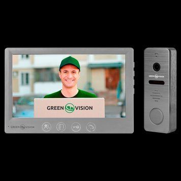 Комплект відеодомофону GreenVision GV-002-GV-058+GV-005 LP_20345 фото