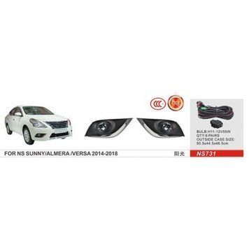 Фары доп.модель Nissan Versa 2014-18/NS-731/H11-12V55W/эл.проводка (NS-731) OL_52278 фото