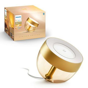 Hue Настольная лампа Iris, 2000K-6500K, Color, Bluetooth, димируемая, золотистая Philips RC_929002376401 фото