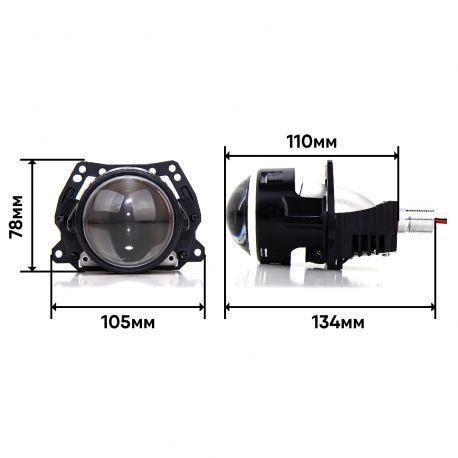 Лінзи BI-LED Lens Galaxy A10 2,5" 4300K KL_4494 фото