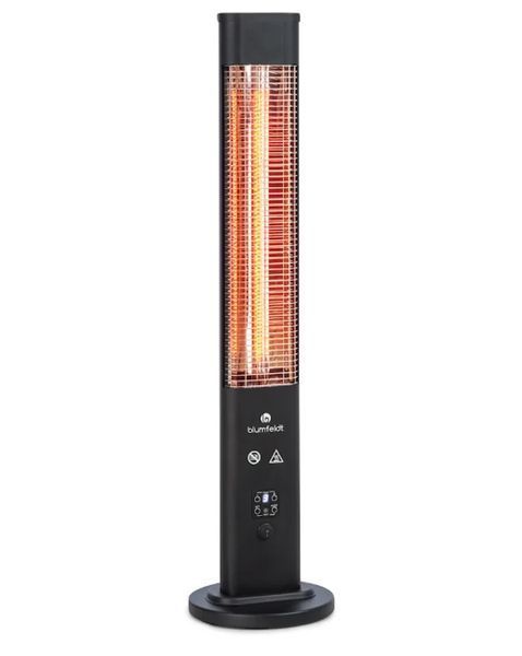 Инфракрасный электрический обогреватель Heat Guru Plus 1,2 кВт, black Blumfeldt 10035095 БЕСПЛАТНАЯ EN_10035095 фото