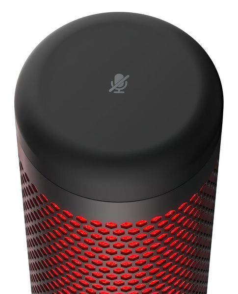 Геймінговий мікрофон HyperX QuadCast, Omni/Uni/Bi, USB-A, 3м, RGB, чорний RC_4P5P6AA фото