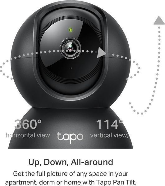 IP-камера TP-LINK Tapo C211 3MP N300 microSD motion detection черная RC_TAPO-C211 фото