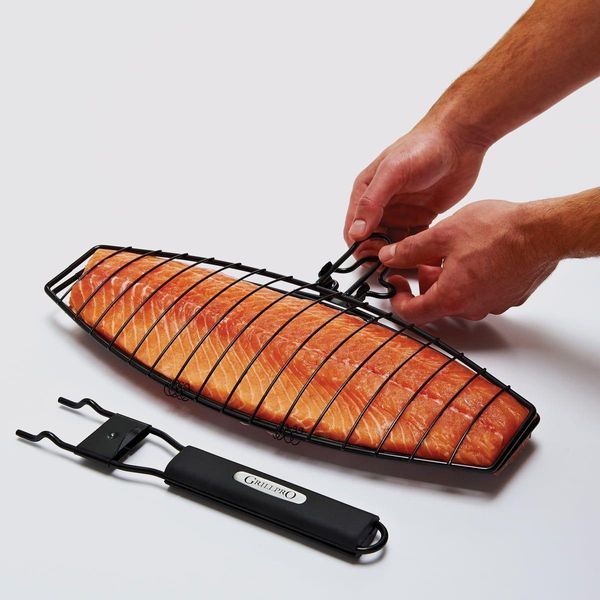 Сітка для риби із зйомною ручкою GrillPro 21015 GR_007391 фото