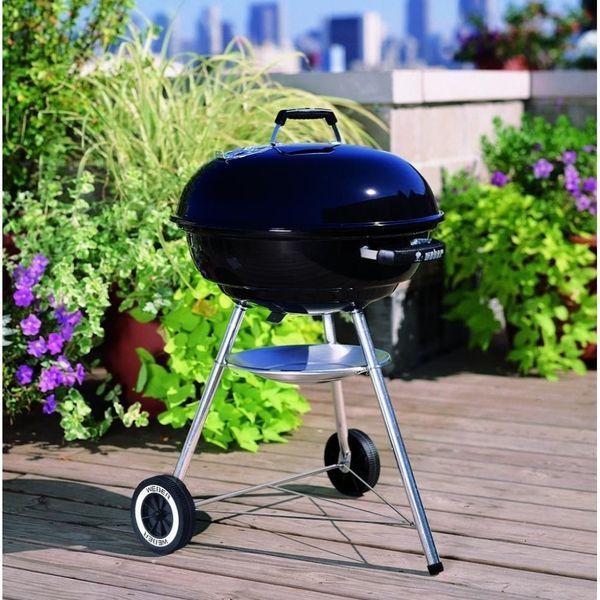 Вугільний гриль Compact Kettle 57см чорний Weber 1321004 GR_004883 фото