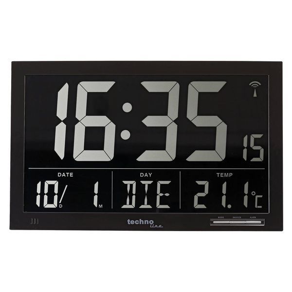 Годинник настінний Technoline WS8007 Black (WS8007) DS_DAS301207 фото
