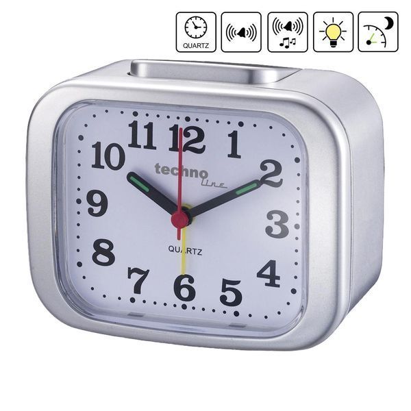 Годинник настільний Technoline Modell XL Silver (Modell XL silber) DS_DAS301820 фото