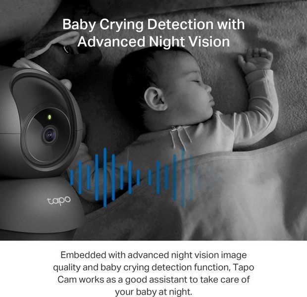IP-камера TP-LINK Tapo C211 3MP N300 microSD motion detection черная RC_TAPO-C211 фото