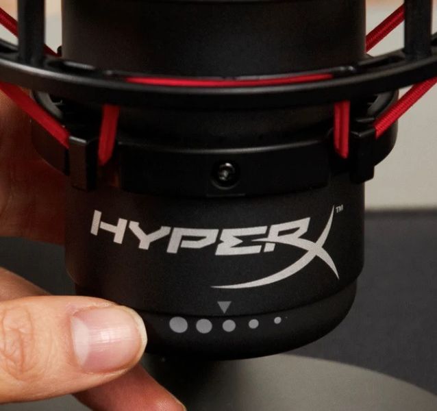 Геймінговий мікрофон HyperX QuadCast, Omni/Uni/Bi, USB-A, 3м, RGB, чорний RC_4P5P6AA фото
