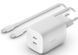 Зарядное устройство сетевое Belkin 65Вт 2хUSB-С GAN PD PPS RC_WCH013VF2MWH-B6 фото 1