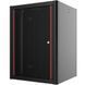 Шкаф MIRSAN 19" 9U, WTN, 600x600 мм, максимально 100 кг, черный
