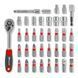 Einhell Набір біт та головок, 1/4" 4-13мм, 37шт, кейс RC_109022 фото 5