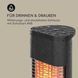Инфракрасный электрический обогреватель Heat Guru Plus 1,2 кВт, black Blumfeldt 10035095 БЕСПЛАТНАЯ EN_10035095 фото 5