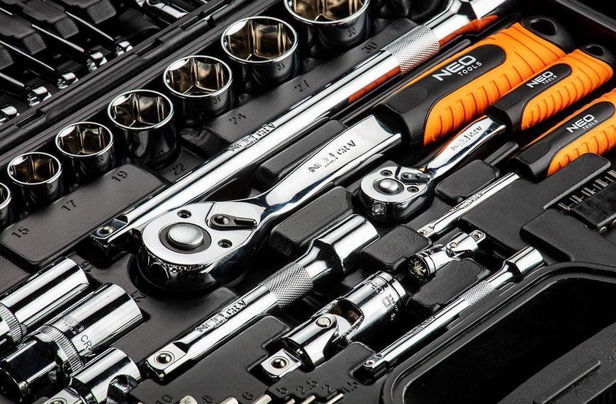 Набір інструментів Neo Tools 1/2, 1/4, 77 шт 08-915 RC_08-915 фото