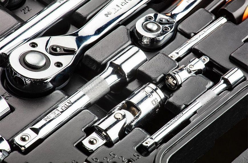 Набір інструментів Neo Tools 1/2, 1/4, 77 шт 08-915 RC_08-915 фото