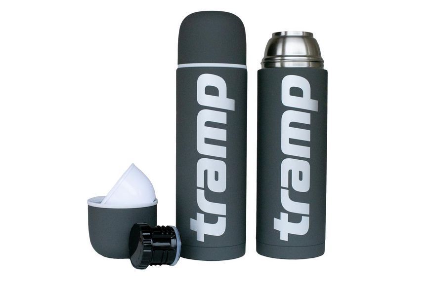 Термос TRAMP Soft Touch 1,2 л, сірий TM_TRC-110-grey фото