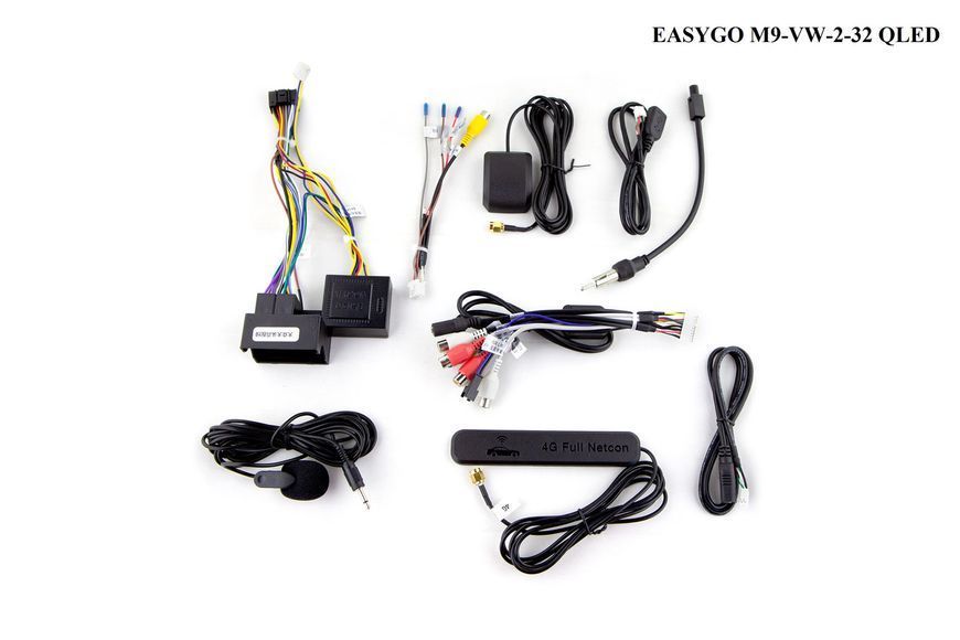 Универсальная автомагнитола EasyGo M9-VW-2-32 QLED Android MA_M9-VW-2-32 QLED фото