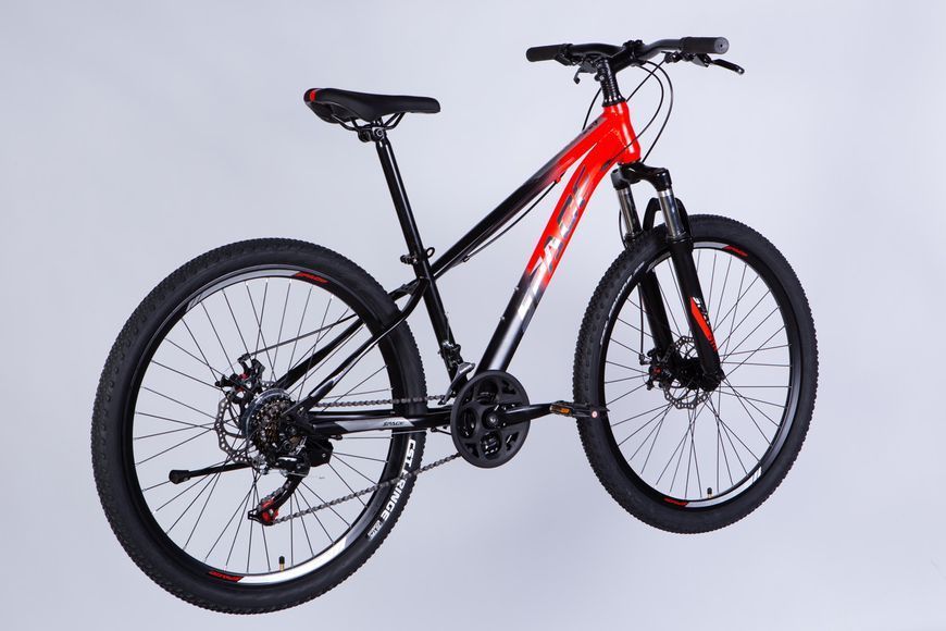Велосипед ST 26" SPACE MARS DD FR рама-13" красно-черный (м) 2025 VT_OPS-SP-26-034 фото