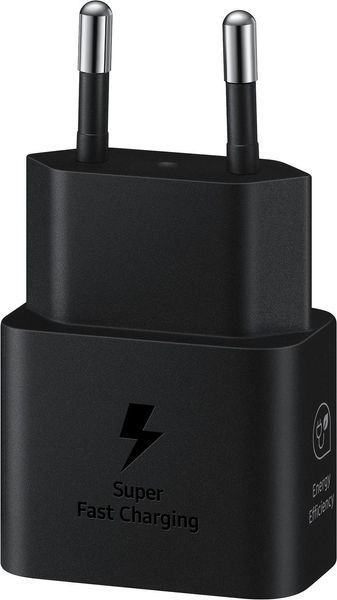 Зарядное устройство сетевое Samsung 25Вт USB-С, кабель USB-C > USB-C, 1м, черный RC_EP-T2510XBEGEU фото