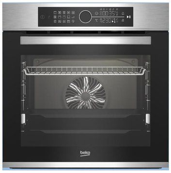 Духовой шкаф Beko электрический, 72л, A+, дисплей, конвекция, Soft Close, телескопические направляющие, нерж. RC_BBIM12400XCS фото