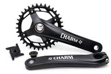 Шатун алюм. L175мм 34T PROWHEEL CHARM-34T-TT без каретки, з інтегр.віссю VT_CHW-242 фото