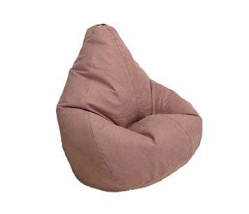 Кресло-мешок Voltronic груша, размер (3XL) 140х100 Велюр Great Dusty Rose U_26055 фото