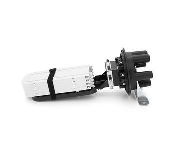 Муфта оптична Merlion ML-OP-F103H-96C, герметична, 5 вводів, до 4-х касет, до 96 зварок, матеріал PP U_31930 фото