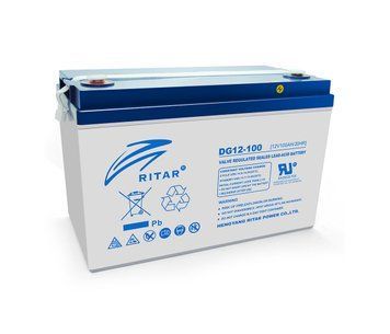 Аккумуляторная батарея GEL RITAR DG12100 12V 100Ah (328х172х215(220) U_4234 фото