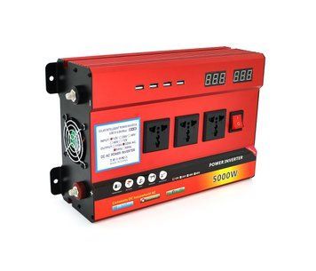 Інвертор напруги Voltronic 5000W(2500W) 12/220V з апроксимованою синусоїдою 3 універсальна розетка 4 USB U_28552 фото
