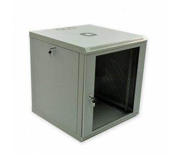 Шафа Voltronic 12U, 600x600x640мм (Ш*Г*В), економ, акрилове скло, сірий U_07364 фото
