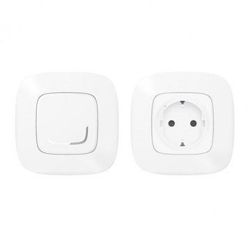 Legrand Набор упр. эл. приборами (smart-розетка + smart-выключатель) (Valena Allure with NETATMO) [Белый] RC_752554 фото