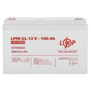 Акумулятор гелевий LPM-GL 12V - 100 Ah LP_3871 фото