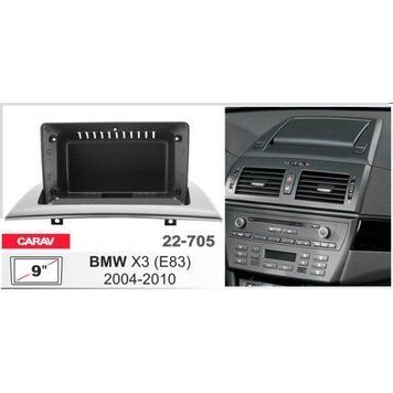 Переходная рамка CARAV 22-705 для BMW X3 (E83) 2004-2010 AV_22-705 фото