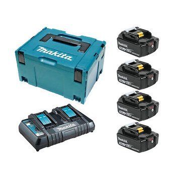 Набір Makita LXT BL1850Bx4/DC18RD/Makpac (MKP3PT184) RC_MKP3PT184 фото